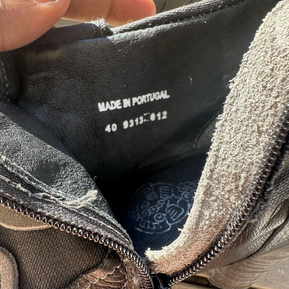 Dkode leather booties Black And Gray Sz 40/9 - Picture 9 of 9